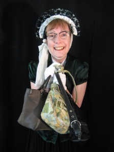 The Handbagler (Angela Towndrow) is armed and dangerous. 